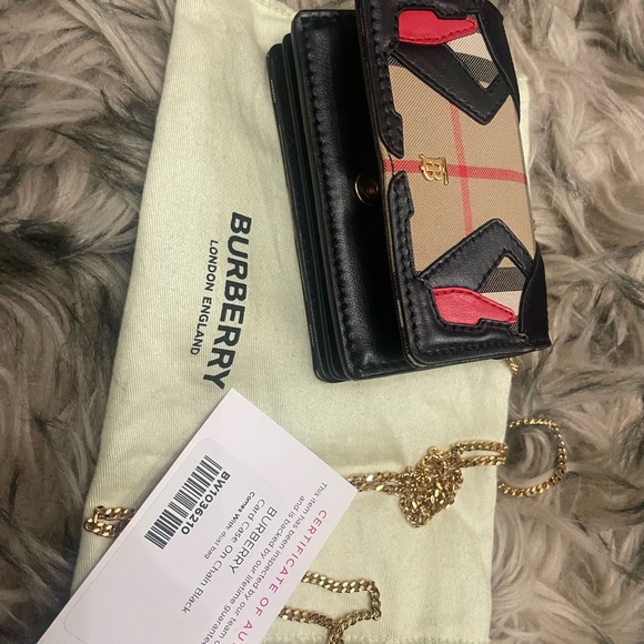 Burberry Card Case on Chain - Picture 8 of 11